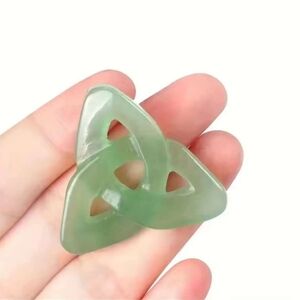 Green Aventurine Celtic Cross Stones 1 Pc